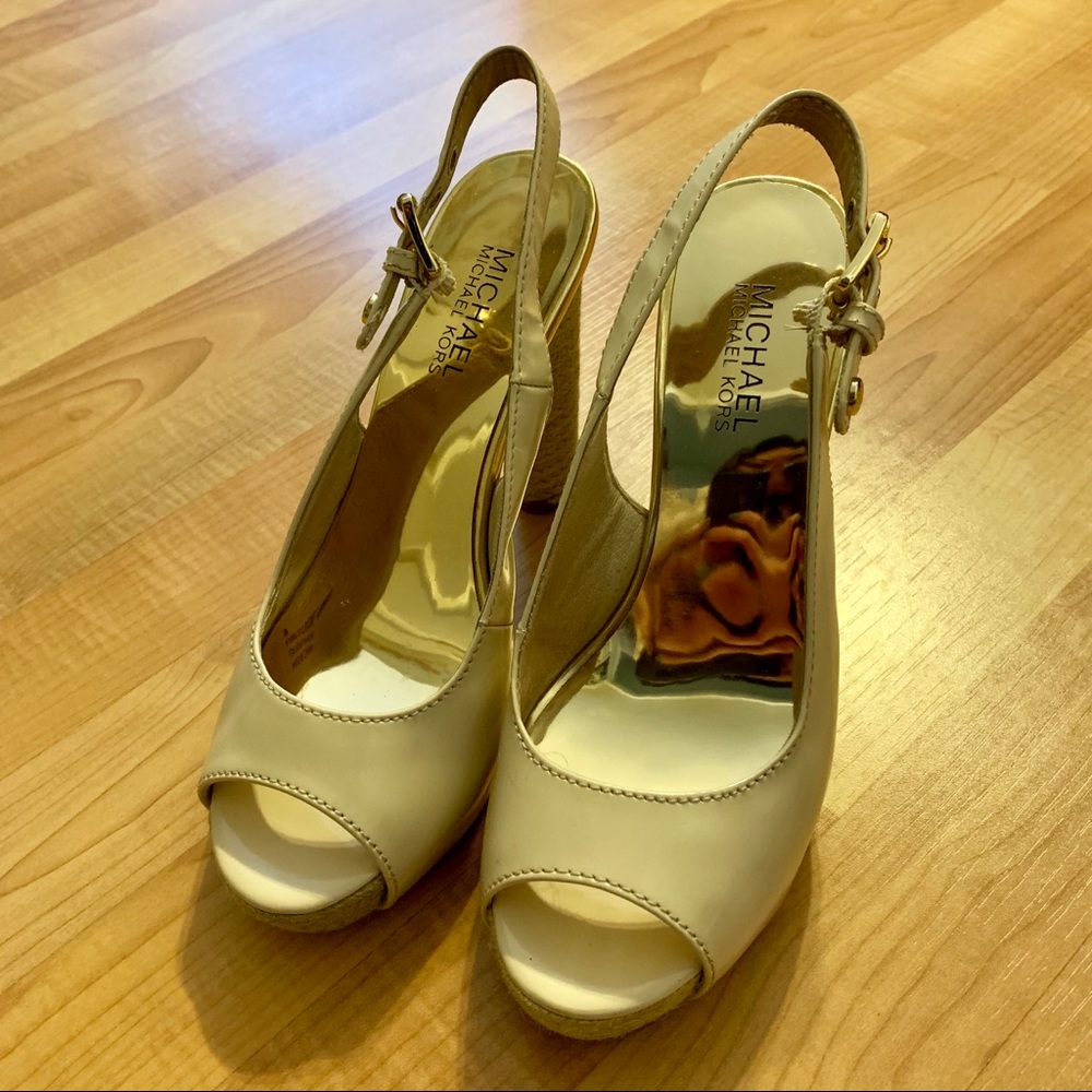 Michael Kors Beige Heels